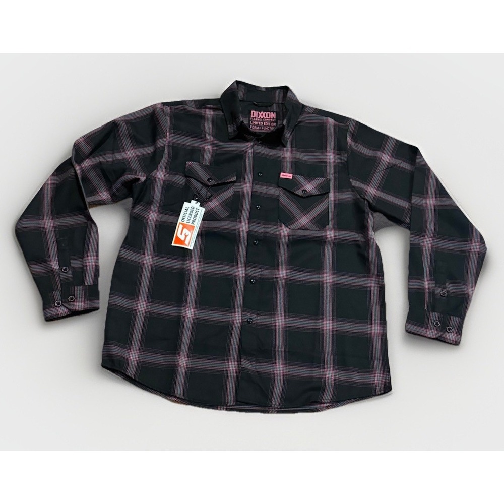 Dixxon Flannel SNAP ON TOOLS Socket to Cancer Limited Flannel Shirt L New